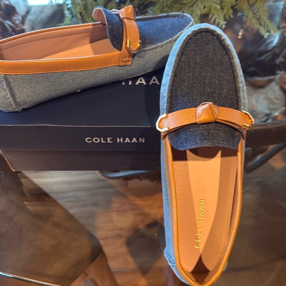 Cole Haan denim loafers size 7 1/2 NWT - Picture 1 of 4